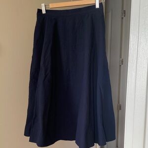 Uniqlo Dark Blue A-Line Skirt